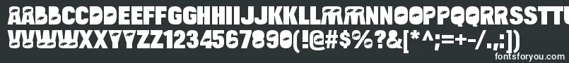 BulltoadfishRegular Font – White Fonts