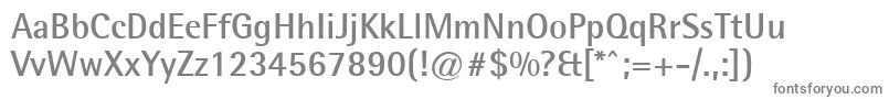 LibreSemiSansSsiBold Font – Gray Fonts on White Background