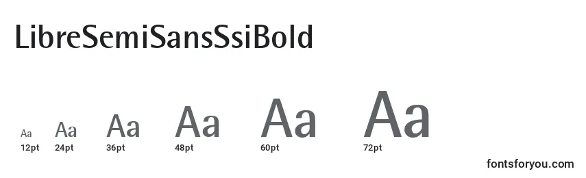 Размеры шрифта LibreSemiSansSsiBold
