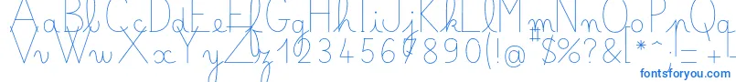 Bellealluregsfin Font – Blue Fonts