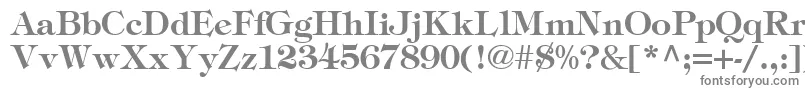 Шрифт SophisticateSsiSemiBold – серые шрифты на белом фоне