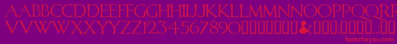 Más sobre la fuente Calid fuente Calid – Fuentes Rojas Sobre Fondo Morado