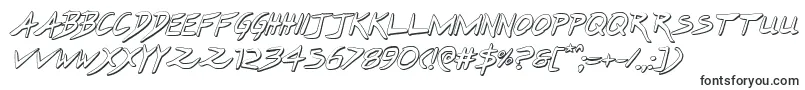 Шрифт Hakturus3Dital – надписи красивыми шрифтами