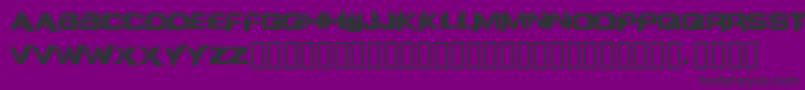 LiandriBeta Font – Black Fonts on Purple Background