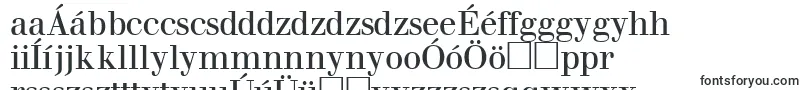 Шрифт WalbaumsskRegular – венгерские шрифты