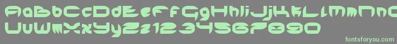 HardEdge-fontti – vihreät fontit harmaalla taustalla