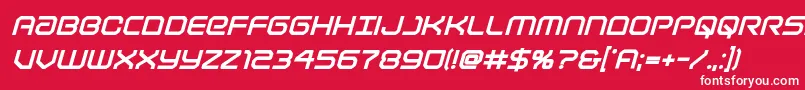 Подробнее о шрифте Lightbrigadextraboldital Шрифт Lightbrigadextraboldital – белые шрифты на красном фоне