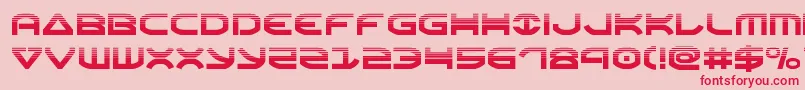 Oberonhalf Font – Red Fonts on Pink Background