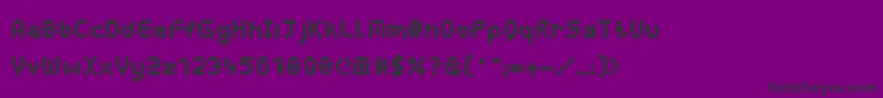 CurlyLavaBubbleBold-Schriftart – Schwarze Schriften auf violettem Hintergrund