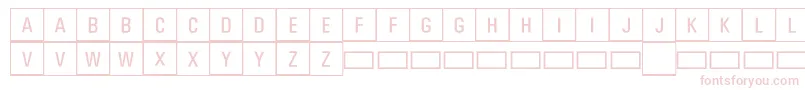 Jeuxcache Font – Pink Fonts on White Background