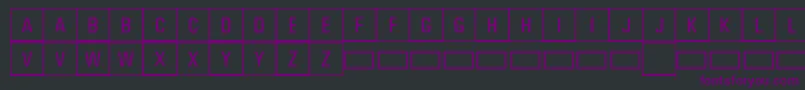 Jeuxcache Font – Purple Fonts on Black Background