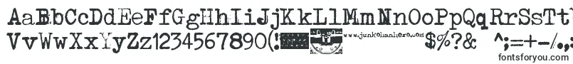 Typenoksidi-Schriftart – Schreibmaschinenschriften