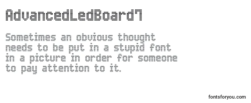 Шрифт AdvancedLedBoard7