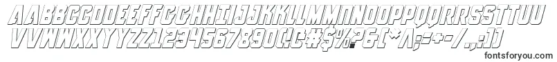 Шрифт Anitlles3DItalic – технические шрифты