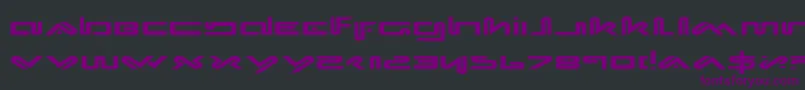 Xephe Font – Purple Fonts on Black Background