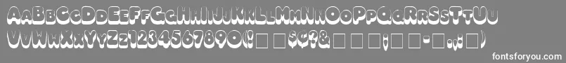 More about HotdogMedium Font HotdogMedium Font – White Fonts on Gray Background