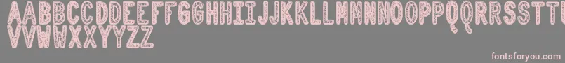 OrnadDentroTfb Font – Pink Fonts on Gray Background