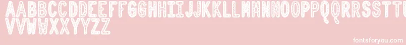 OrnadDentroTfb Font – White Fonts on Pink Background