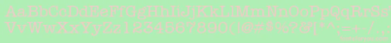 KeyboardAlternateSsiMediumAlternate Font – Pink Fonts on Green Background