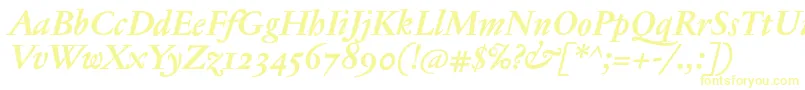 JannontextosfBolditalic Font – Yellow Fonts