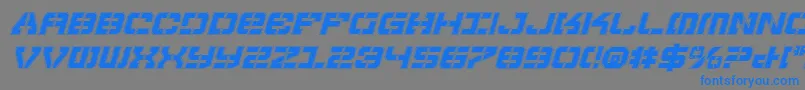 Vyperpi Font – Blue Fonts on Gray Background
