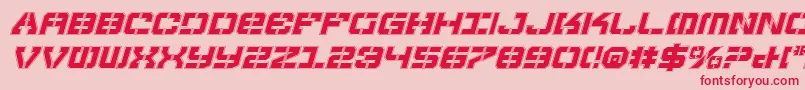 Vyperpi Font – Red Fonts on Pink Background