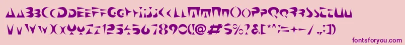 Neospaci Font – Purple Fonts on Pink Background