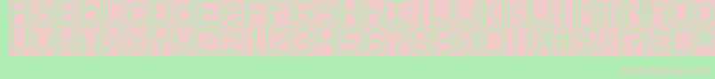 DjbUpOnTheScoreboard Font – Pink Fonts on Green Background