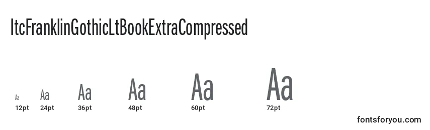 ItcFranklinGothicLtBookExtraCompressed Font Sizes