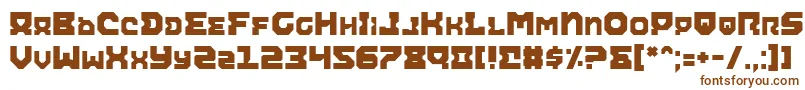 Шрифт Aira – коричневые шрифты на белом фоне