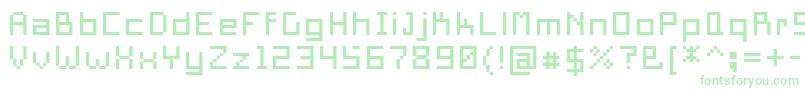 Police PixelSquare10 – polices vertes