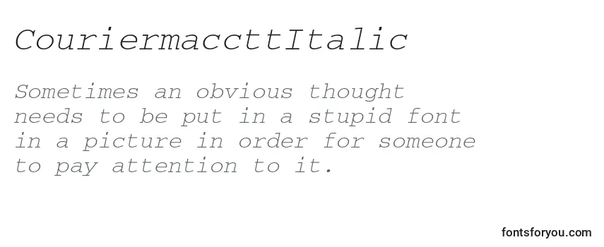 Police CouriermaccttItalic