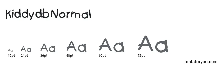 KiddydbNormal Font Sizes