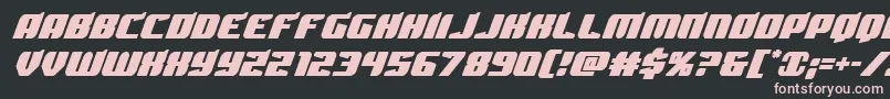 Spartaco Font – Pink Fonts on Black Background