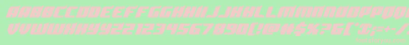 Spartaco Font – Pink Fonts on Green Background
