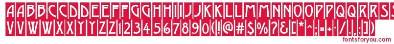 Шрифт AModernocm – красные шрифты