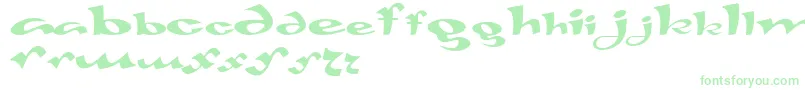 Gaivota Font – Green Fonts on White Background