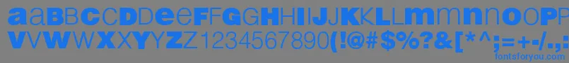 LightBlack Font – Blue Fonts on Gray Background