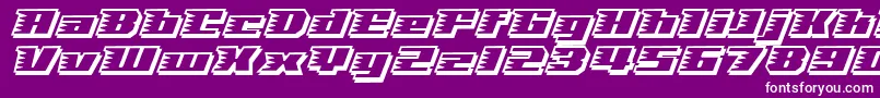 Spees Font – White Fonts on Purple Background