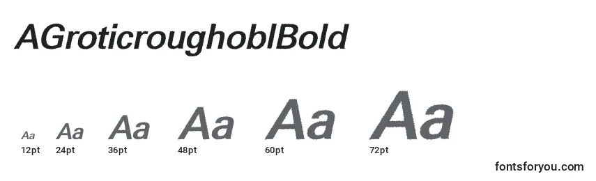 AGroticroughoblBold Font Sizes