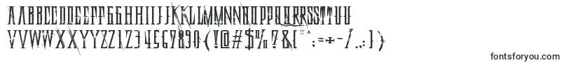 DeadlyBlackChainExtended Font – Fonts for VK