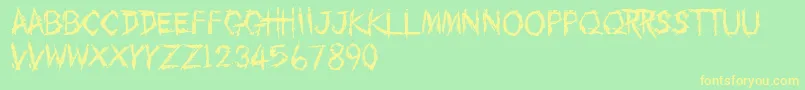 Más sobre la fuente Under1 fuente Under1 – Fuentes Amarillas Sobre Fondo Verde