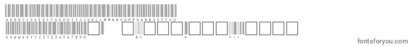 V100021 Font – Gray Fonts on White Background