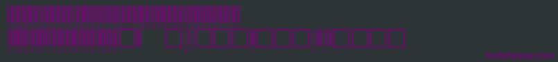 V100021 Font – Purple Fonts on Black Background