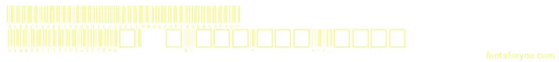 V100021 Font – Yellow Fonts on White Background