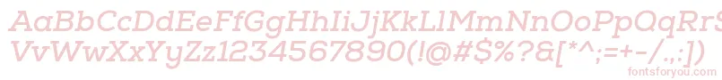 NexaSlabBoldOblique Font – Pink Fonts