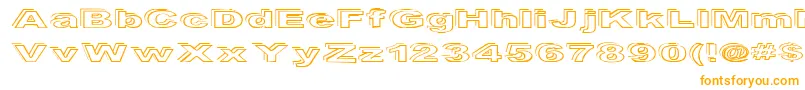 Ryckindor Font – Orange Fonts on White Background