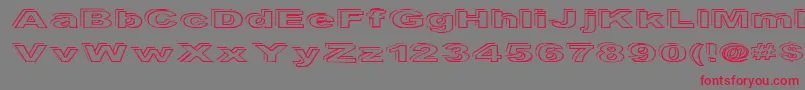 Ryckindor Font – Red Fonts on Gray Background