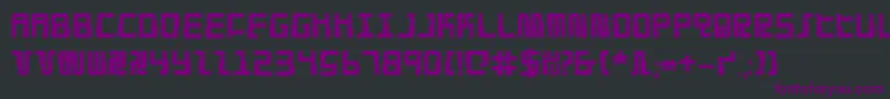 Droidloverp Font – Purple Fonts on Black Background