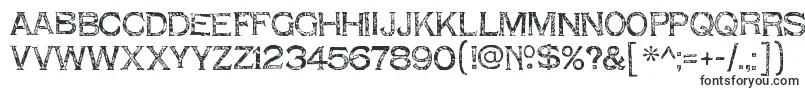 Fonte ShnixgunRegular – tipos de letra impressos